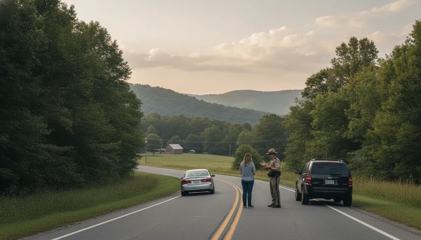 Car accident guidance for Tazewell County Virginia