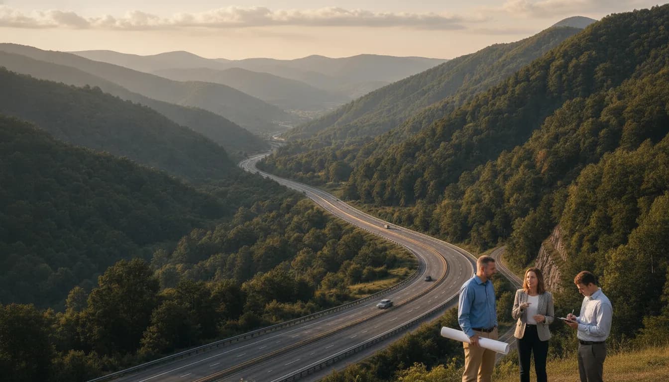 Southwest Virginia landscape near Marion